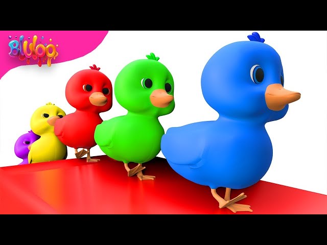 Five Little Ducks | Kids Songs | BluLoo Nursery Rhymes & Kids Songs