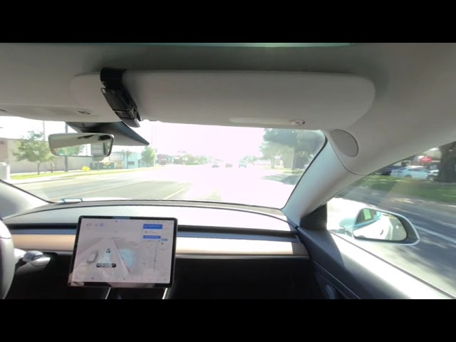 2021/11/14 - Tesla Model 3 FSD Beta in North Austin - VR180