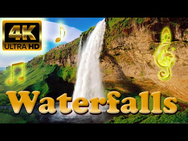 waterfalls / 4k / #flight #drone #music #nature #4k