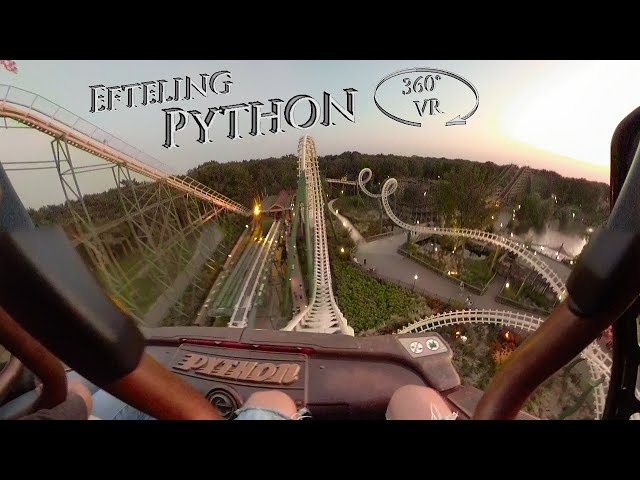 Efteling Python (sunset ride) 360 VR POV Onride