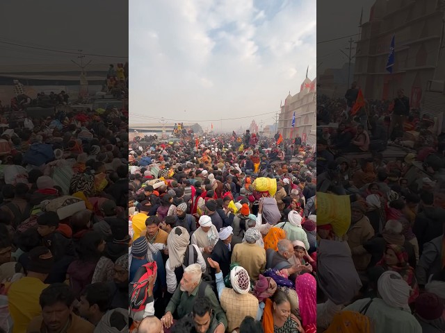 Maha Kumbh ￼ Prayagraj ￼ Bhagdad video #mahakubh2025 #mahakumbh #prayagraj #bhagdar