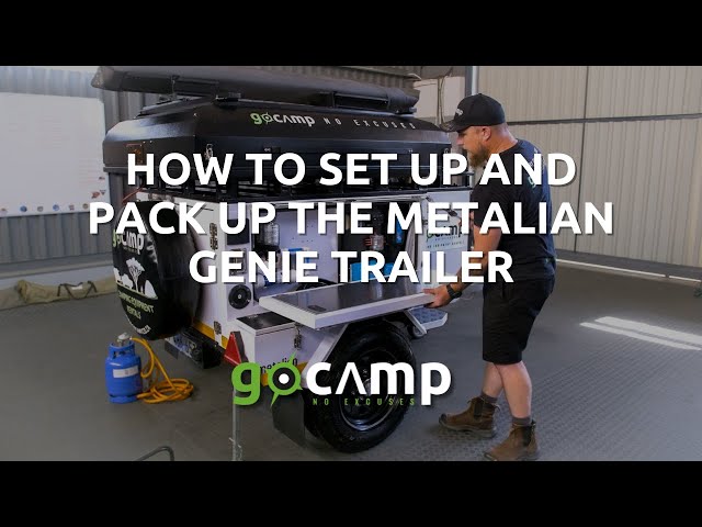 How to Set Up and Pack Up: The Metalian Genie Off-Road Trailer - Go Camp Rentals