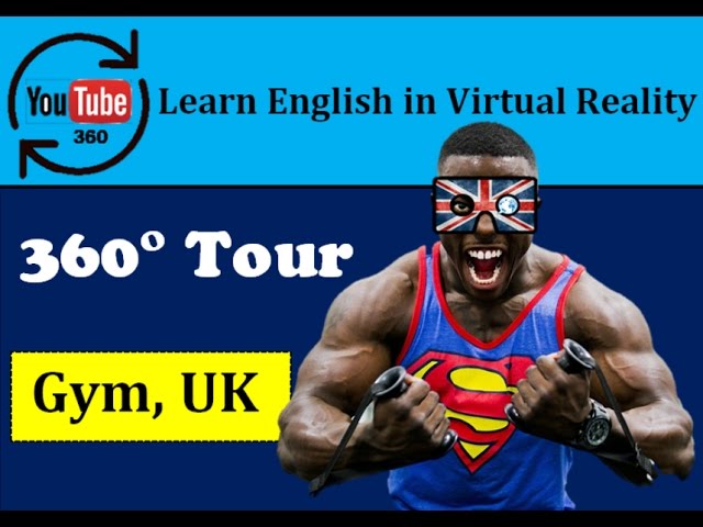 Learn English in VR & 360° - Virtual Reality English Lesson - Gym | LinguapracticaVR