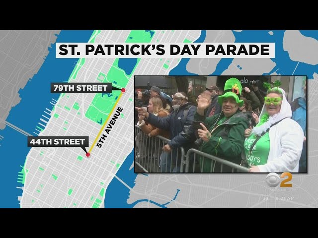 Grand marshal gives sneak peek of St. Patrick's Day Parade