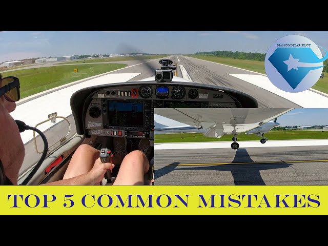 Diamond DA40 Flying Lessons-Common MIstakes