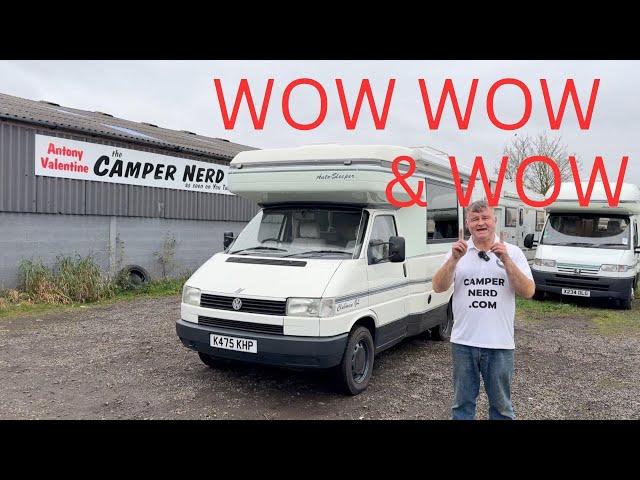 WOW! WOW! AND WOW! CLASSIC VW CAMPER T4 DIESEL  AUTOSLEEPER CLUBMAN K475KHP UK DELIVERY CAMPER NERD