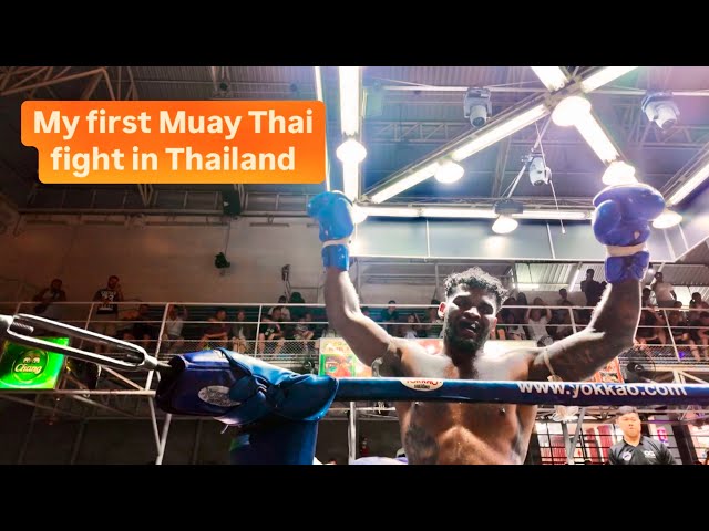 My first Muay Thai fight in Thailand  🇹🇭 full documentary