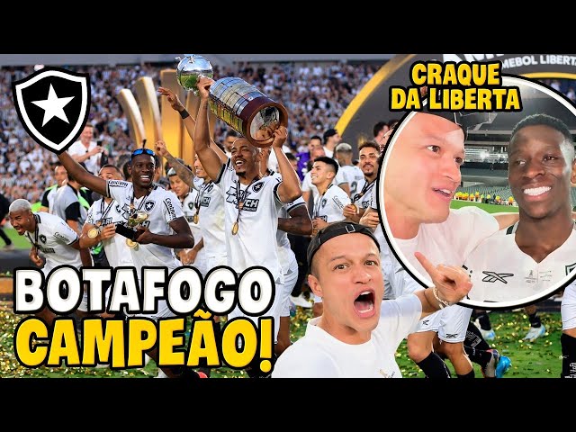 BOTAFOGO CAMPEÃO DA LIBERTADORES PELA 1ª VEZ NA HISTÓRIA! EU ENTREI NO CAMPO! Botafogo x Atletico MG