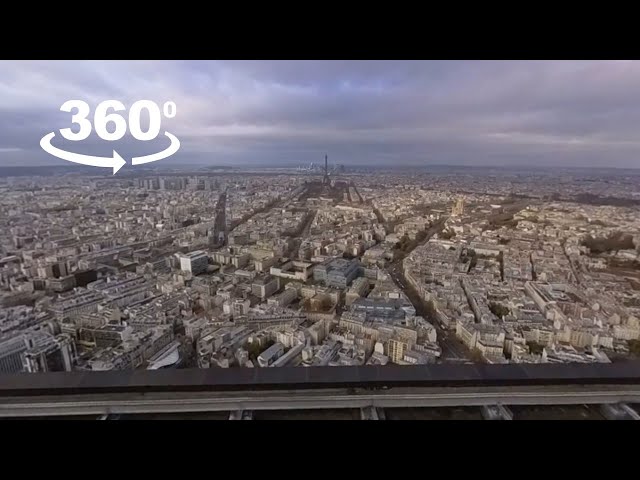 View from Montparnasse Tower - 360 Vlog