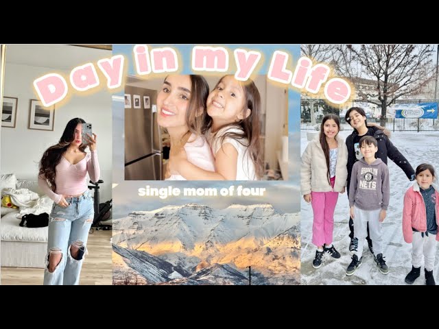 Day in my Life as a Single Mom | Productive day, working, Grocery Shopping & Working out 🌼💞