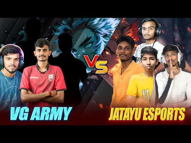 🛑JATAYU ESP VS VG ARMY 4V4 CLASH BSO 6 #freefirelive  @voltergamingyt   #gamingarmuga #fflivekannada