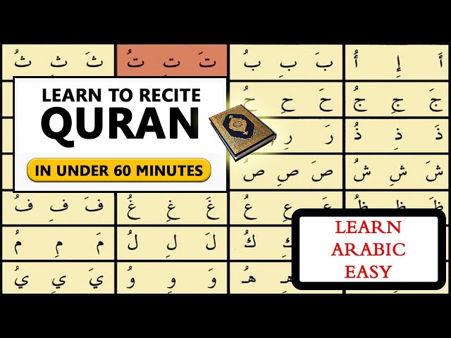 Learn to recite QURAN in under 60 mins