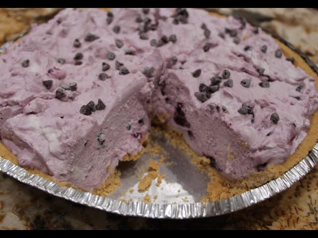 NO BAKE/BLUEBERRRY CREAM PIE/QUICK EASY AND SIMPLE/EPISODE 957/CHERYLS HOME COOKING