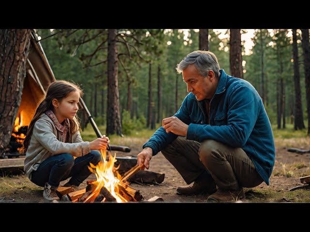 Survival: Daughter Learns Bushcraft Skills from Father in Remote Wilderness