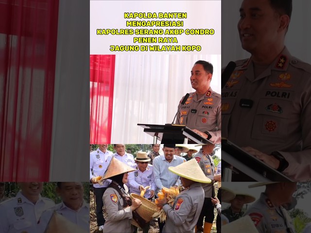 Kapolda Banten apresiasi Kapolres serang AKBP Condro Sangat layak mendapatkan #hoegengaward2025