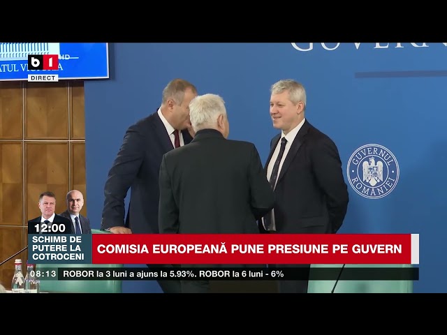 COMISIA EUROPEANĂ PUNE PRESIUNE PE GUVERN_Știri B1TV_12 febr. 2025