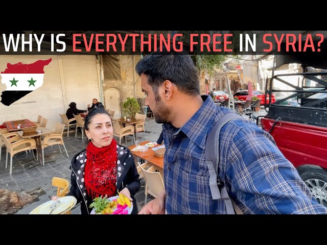 SYRIA: Everything FREE for Tourists? I Tried Spending 10$ in Damascus! 🇸🇾