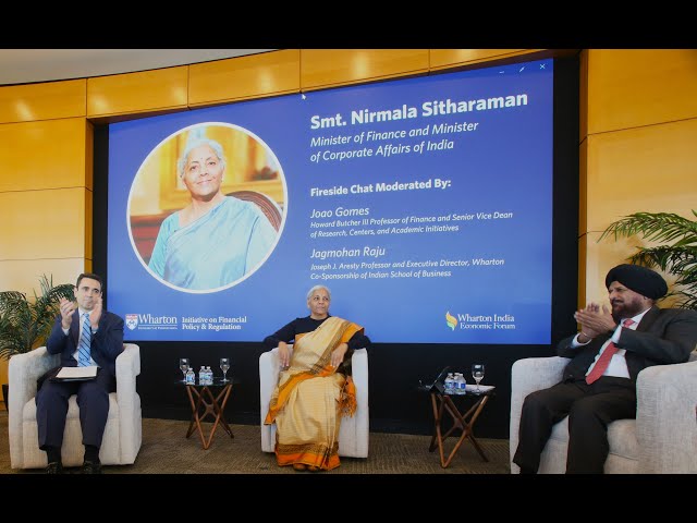 Smt Nirmala Sitharaman's interactive session at The Wharton School, University of Pennsylvania, USA