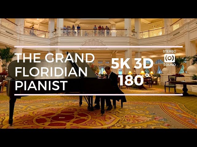 Sunday Afternoon with the Grand Floridian Pianist (5K 3D 180°)