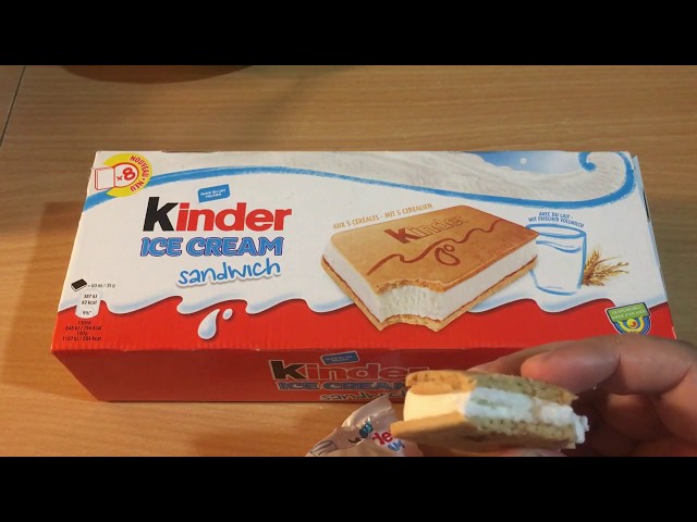 Kinder Ice Cream Sandwich