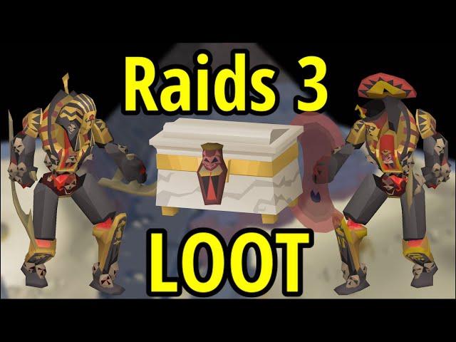 Raids 3 Loot OSRS | quick loot video (nice)