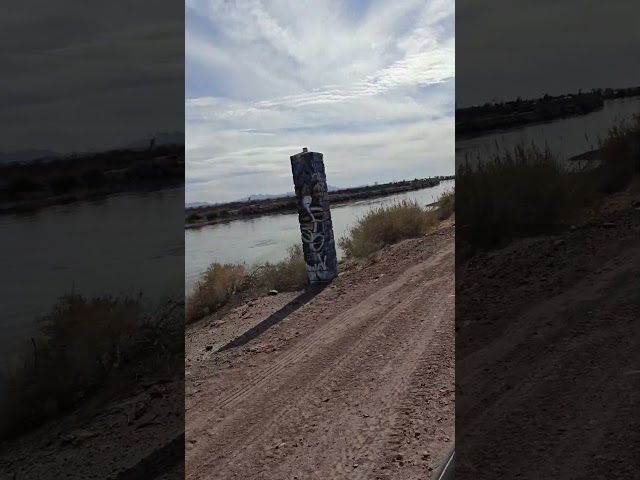 Random Roadtrip along #Colorado River #Arizona bank. #nomads #rvlife #desertlife #boondocking