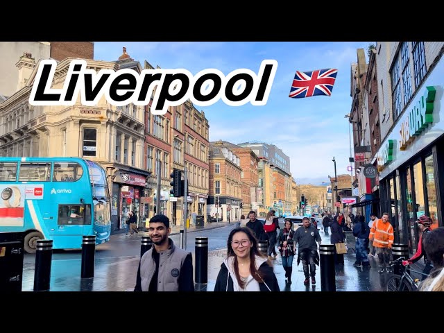 Liverpool, UK 🇬🇧 | Walking Tour | 4K HD |November 30, 2024 | City Walk | England 🏴󠁧󠁢󠁥󠁮󠁧󠁿