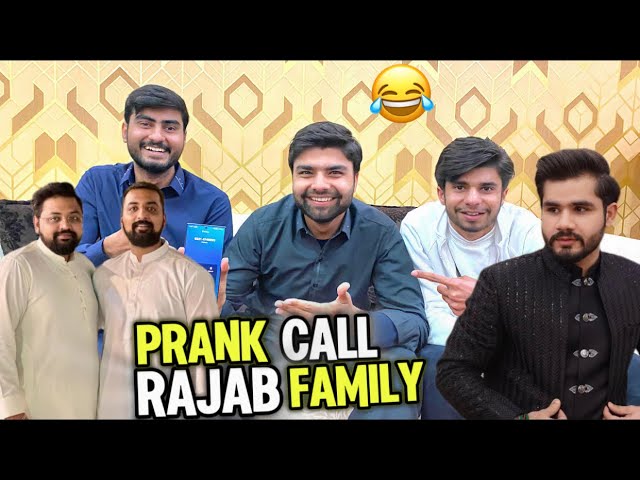 Fake Call Prank With Rajab Family😂