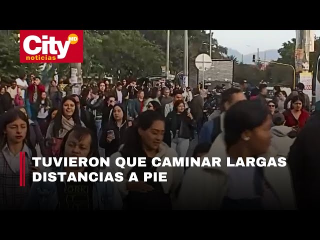 Los habitantes de Suba son algunos de los más afectados por el paro de camioneros | CityTv