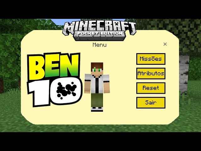 SAIU!!!NOVO MELHOR ADDON DE BEN 10 PARA MINECRAFT PE!!😱😱😱