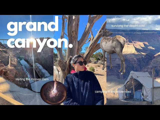 grand canyon 🏜️ travel vlog, road trip, hoover dam, camping in the desert, 그랜드 캐년 여행 브이로그, 사막 캠핑,후버댐