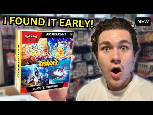 I Found Pokemon Surging Sparks Booster Bundles Early... Here's How!