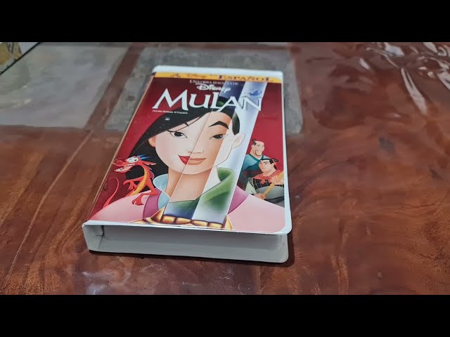 Mulán (1998) De Walt Disney VHS Como Nuevo Unboxing