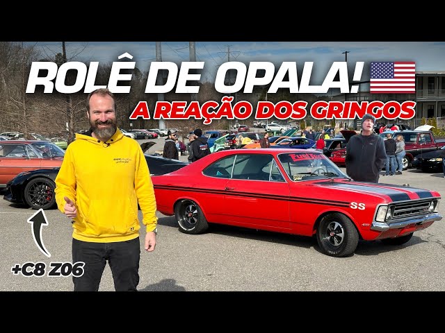 REACTIONS of the brazilian OPALA in the USA were incredible! I drove a 2023 C8 Corvette Z06!