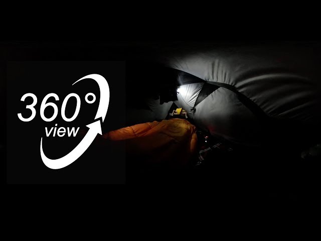 BIG ALGONQUIN CANOE TRIP - 360° VR VIDEO - DAY 6 - INSIDE OUR TENT, IN THE RAIN! (4K)