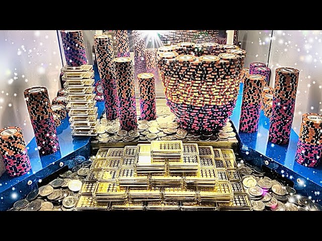 🔵(MUST SEE) HIGH RISK COIN PUSHER $6,000,000 BUY IN!!! WON OVER $30,000,000!!! (MEGA JACKPOT)