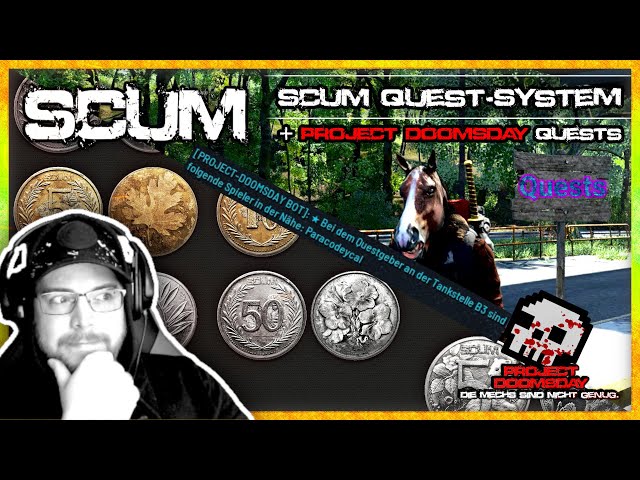 SCUM 🔥 UPDATE CHECK: DEV quest system & PROJECT DOOMSDAY bot quests! ⭐ Live REACT