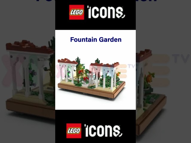 LEGO® Icons Fountain Garden