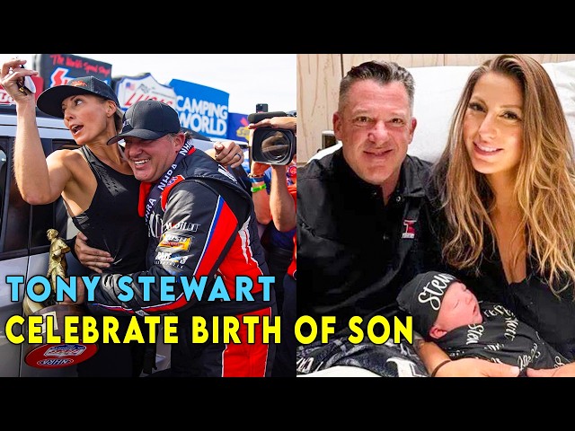 Tony Stewart, Leah Pruett celebrate birth of son