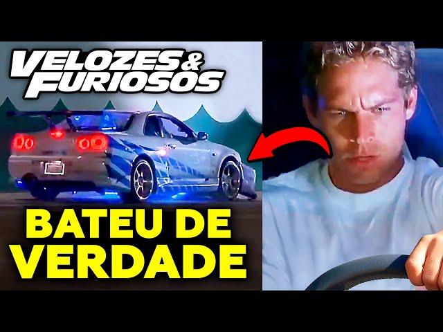 CARROS BATIDOS SEM QUERER NO VELOZES E FURIOSOS