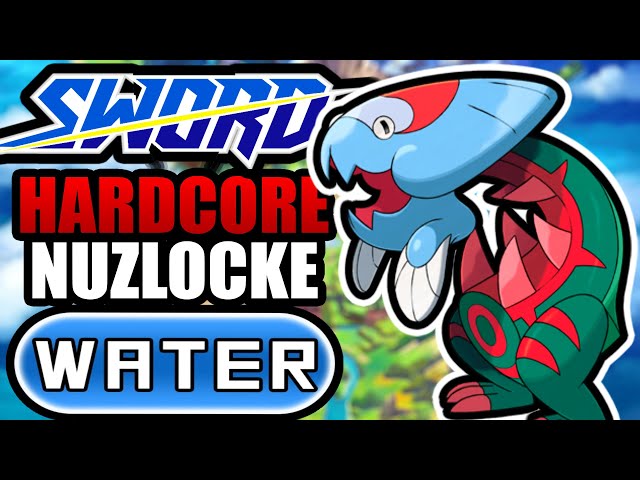 Pokémon Sword Hardcore Nuzlocke - Water Types Only! (No items, No overleveling)