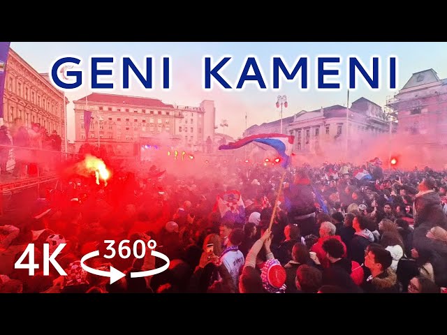 Doček rukometaša 2025. | 🎵 Geni kameni | 4K 360°