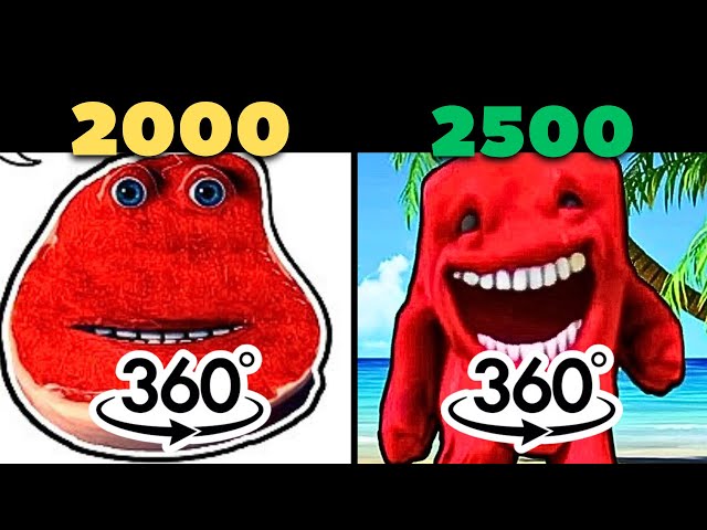 🌴 Ei Ei I'm on Vacation Meme 2000 vs 2500: 360° 4K Video!