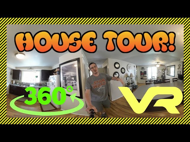 House Tour (IN 360 DEGREES! 😱) - G Rated Family Gaming House Tour! - Live Set Up, Inside, Outside!