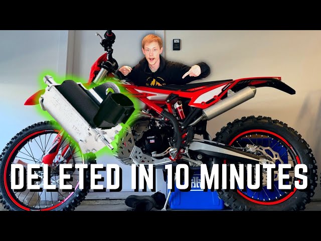 How To Delete OIL INJECTION On A BETA 2 Stroke Dirt Bike