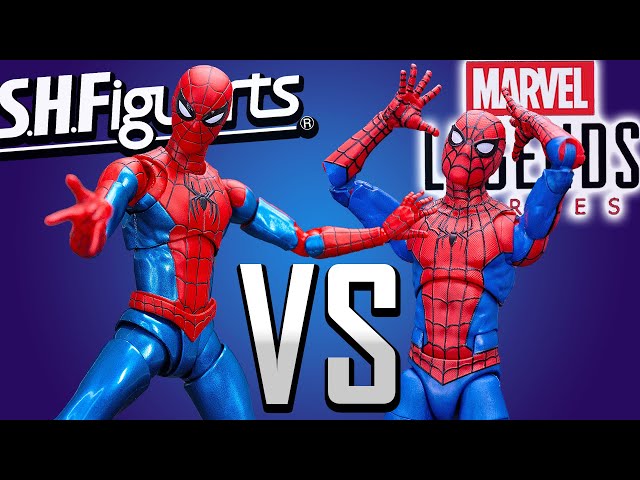 Who made the better Final Swing Suit Spider-Man? | SHFiguarts vs. Marvel Legends