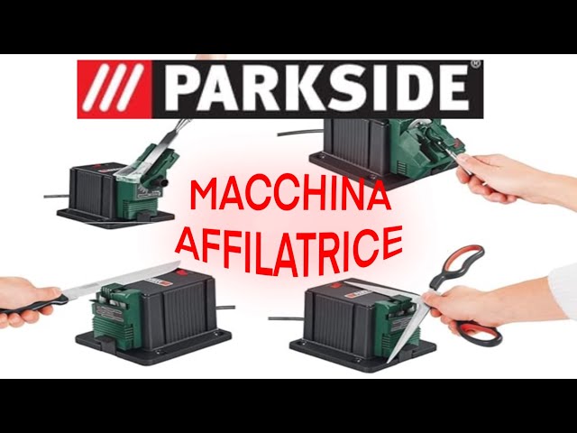 Macchina affilatrice Parkside, unboxing e prova #parksidepowertools #giulioanelli #faidate