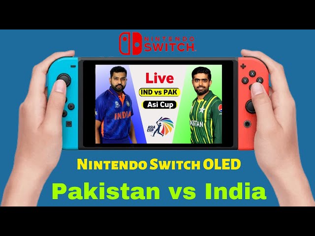 India vs Pakistan | Nintendo Switch OLED | Asia Cup | Cricket 22 Gameplay | IND vs PAK