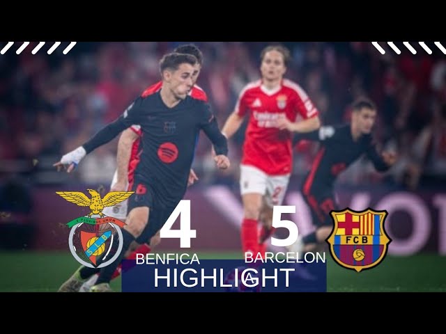 BENFICA VS FC BARCELONE champions league