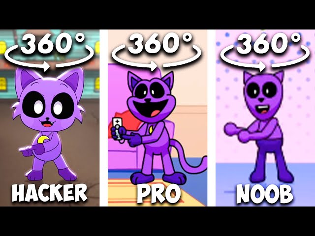 360° VR Smiling Critters POKEDANCE Hacker vs Pro vs Noob